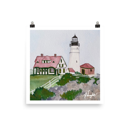 "Portland Head Light" Art Print