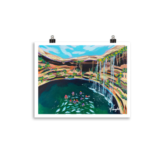 "Cenote" Art Print