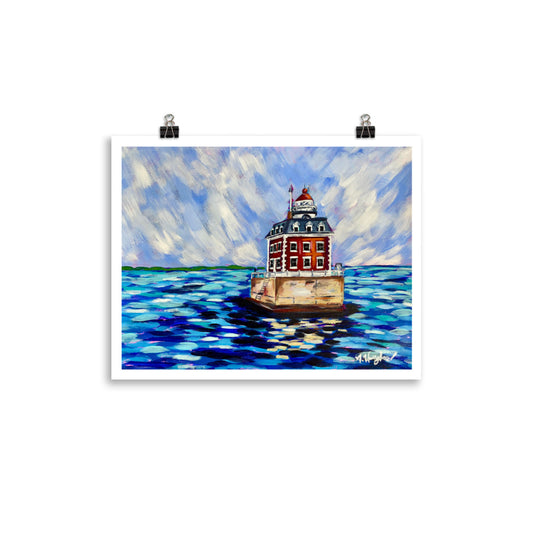 "Ledge Light" Art Print