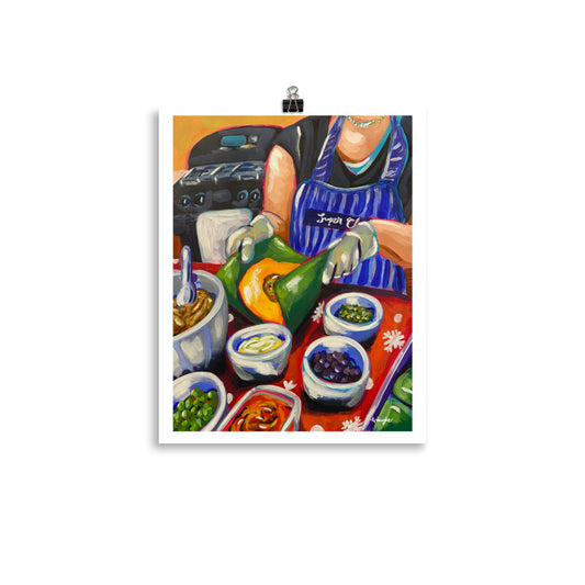 "Making Hallacas" Art Print