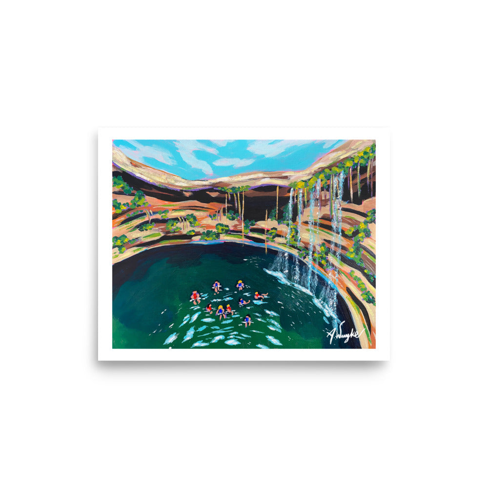 "Cenote" Art Print