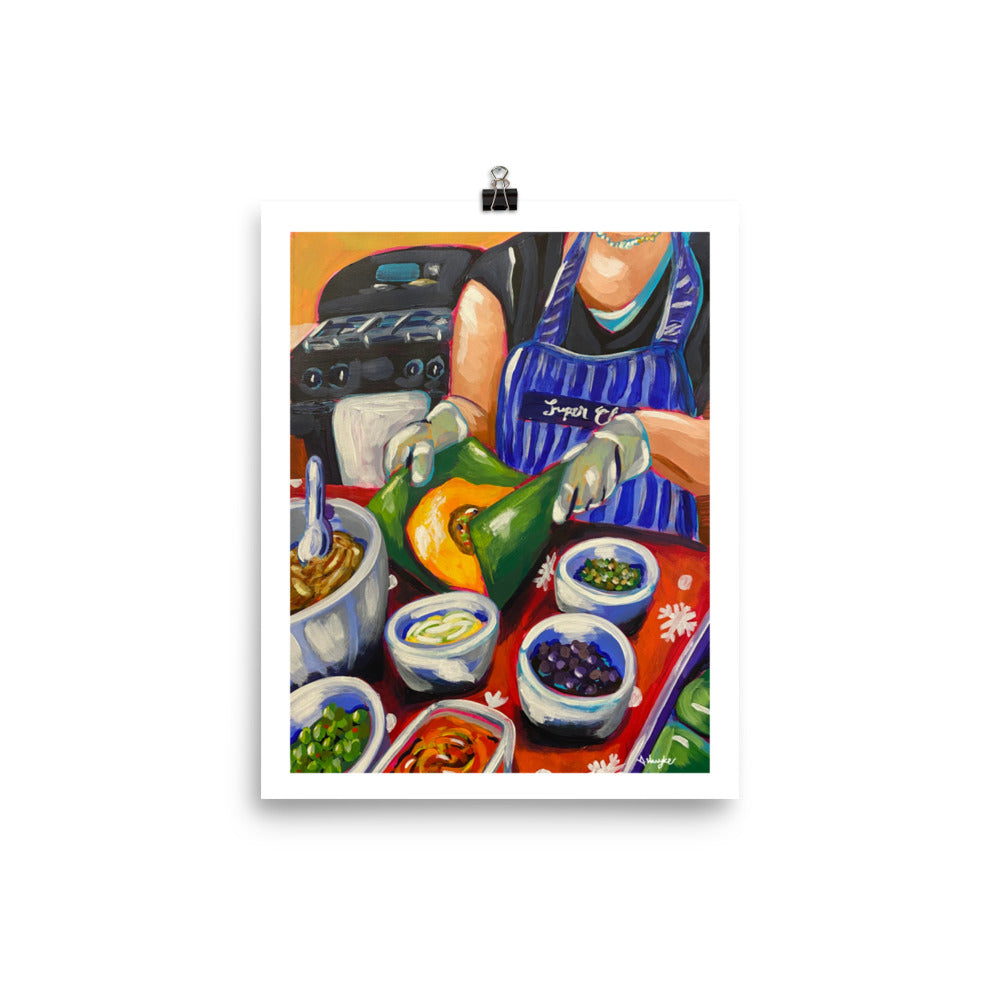 "Making Hallacas" Art Print