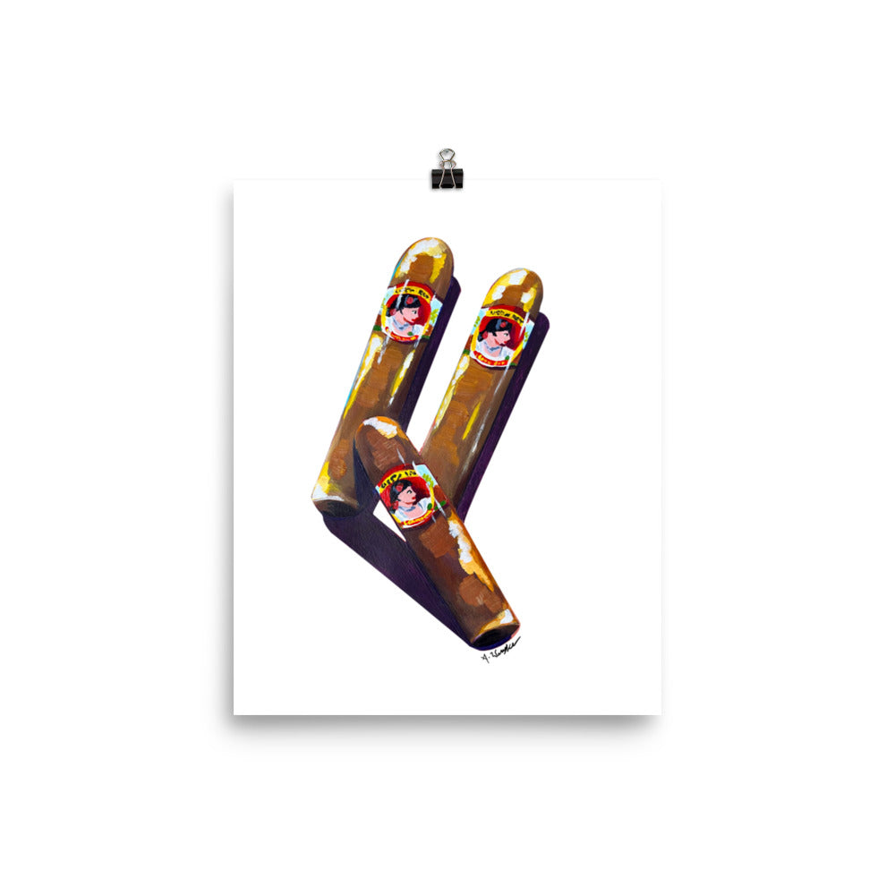 “Cigarros” Art Print