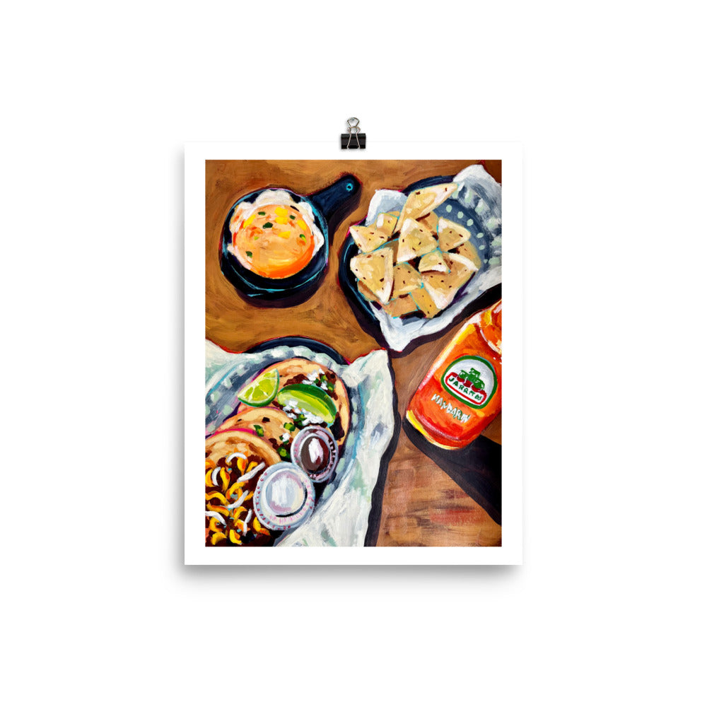 "Torchy's Tres Tacos" Art Print