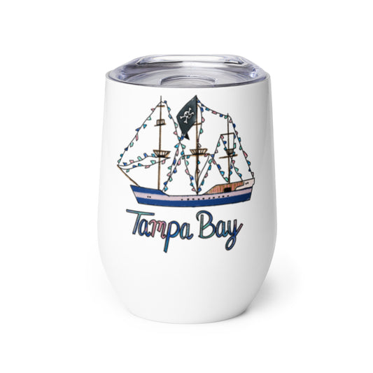 Gasparilla Pirate Ship Wine Tumbler