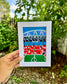 "Norway WC '26" Matted Frame