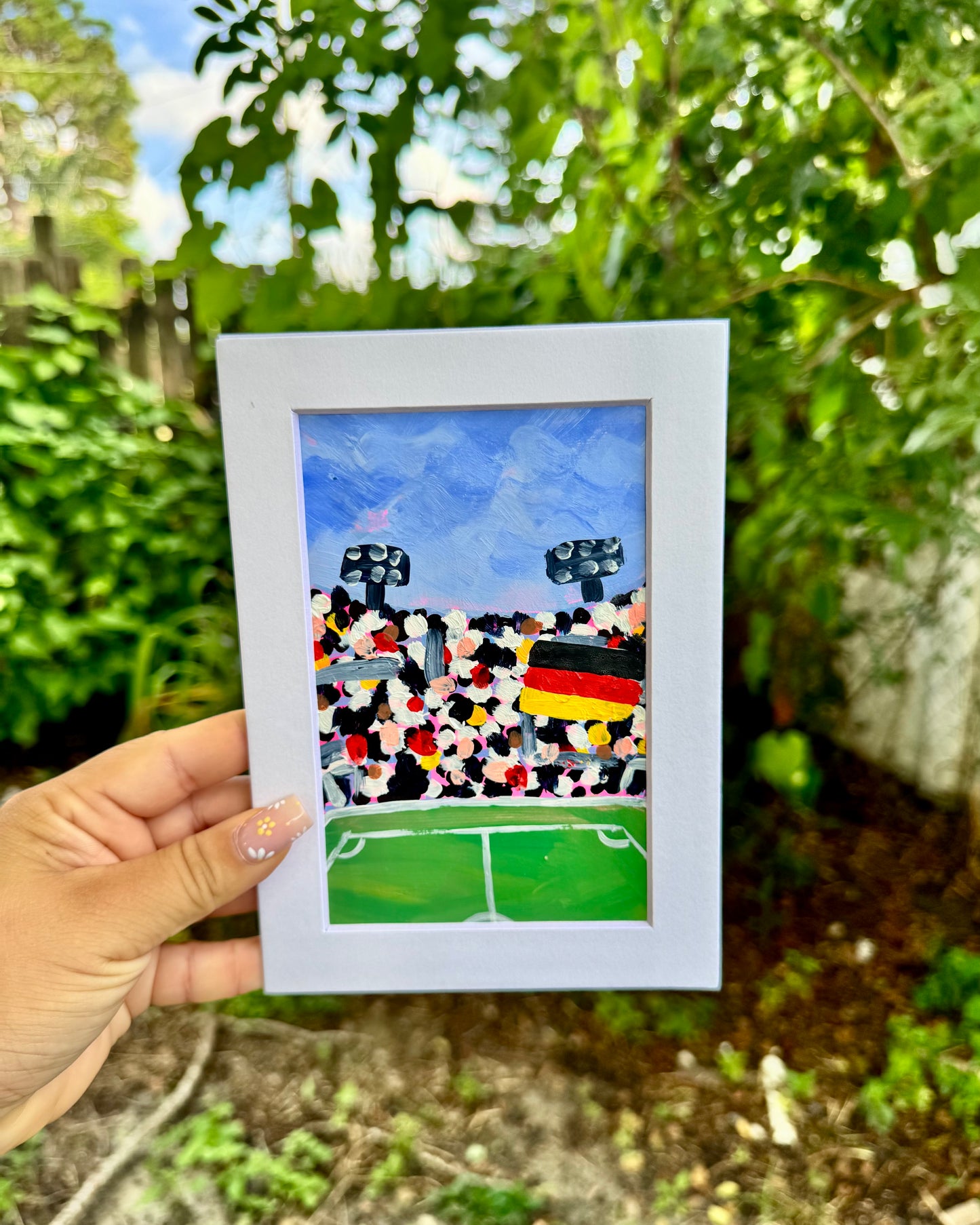 "Germany WC '26" Matted Frame