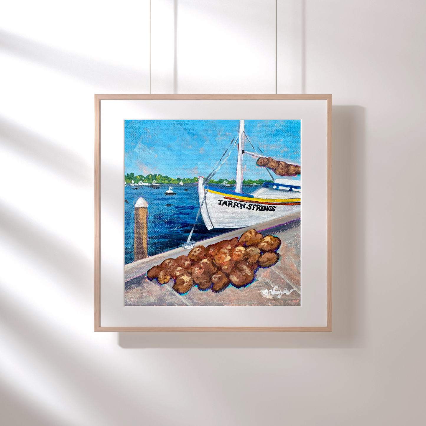 "Sponge Docks" Art Print