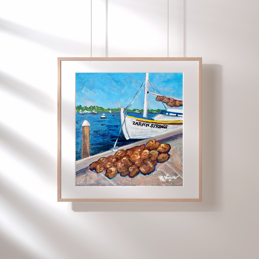 "Sponge Docks" Art Print
