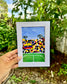 "Ecuador WC '26" Matted Frame