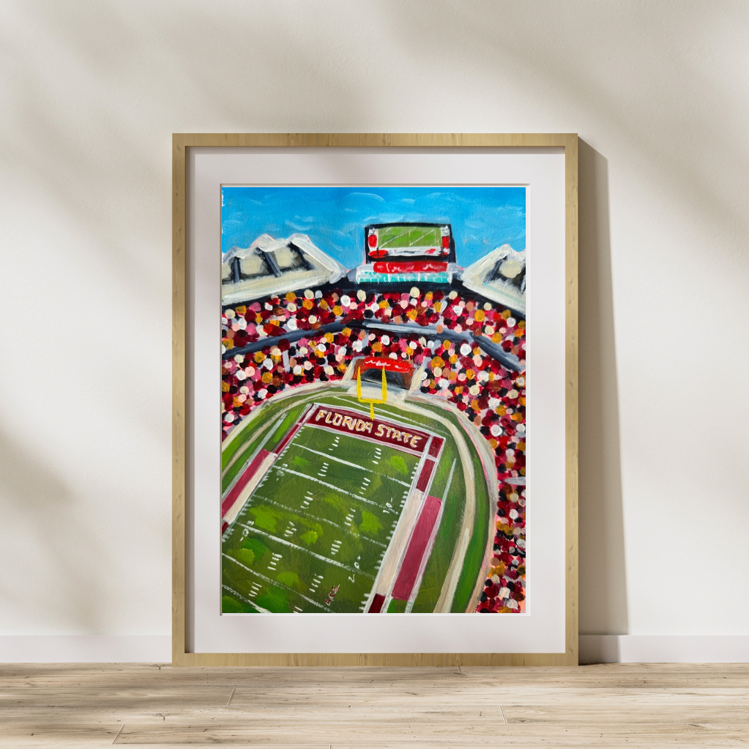 "Noles Football" Art Print