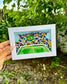 "Brazil WC '26" Matted Frame