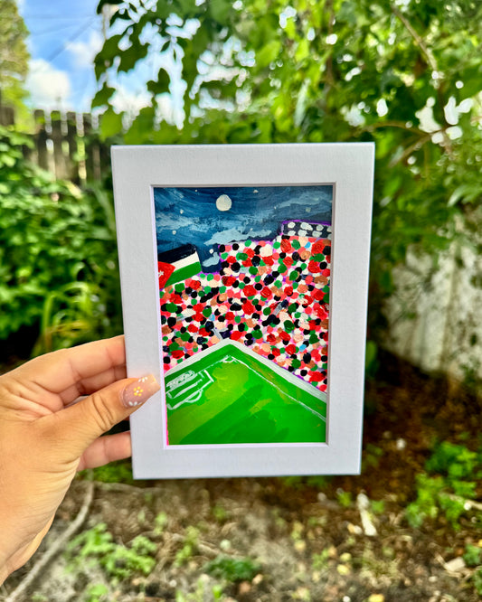 "Jordan WC '26" Matted Frame