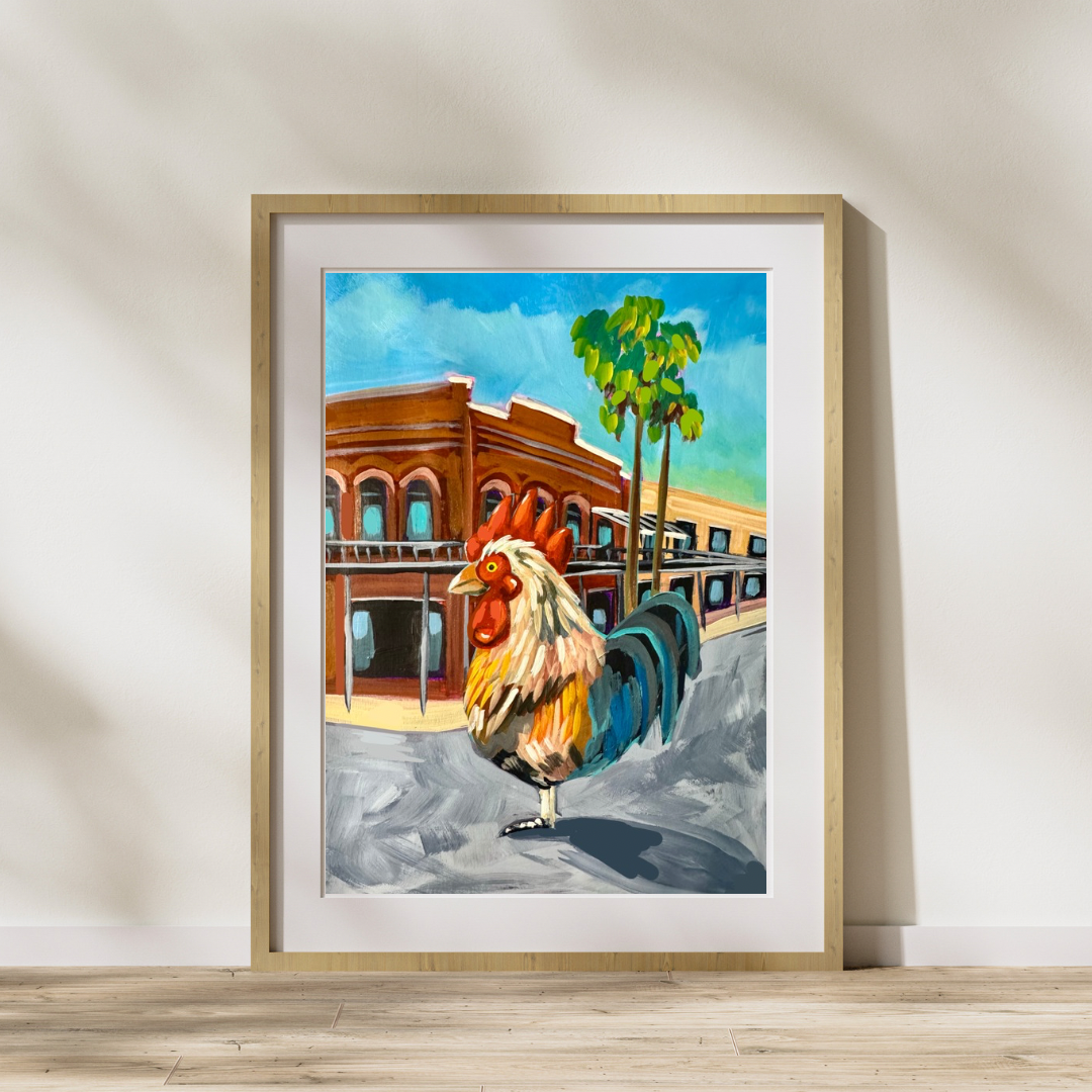"Ybor Chicken" Art Print