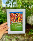"Belgium WC '26" Matted Frame