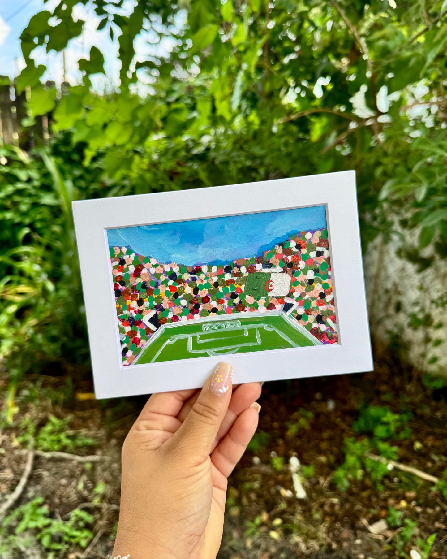"Algeria WC '26" Matted Frame