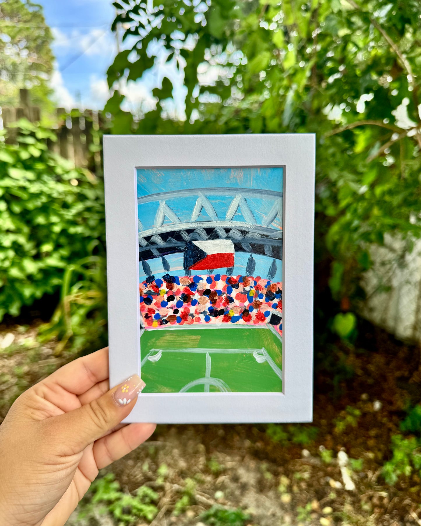 "Czechia WC '26" Matted Framed