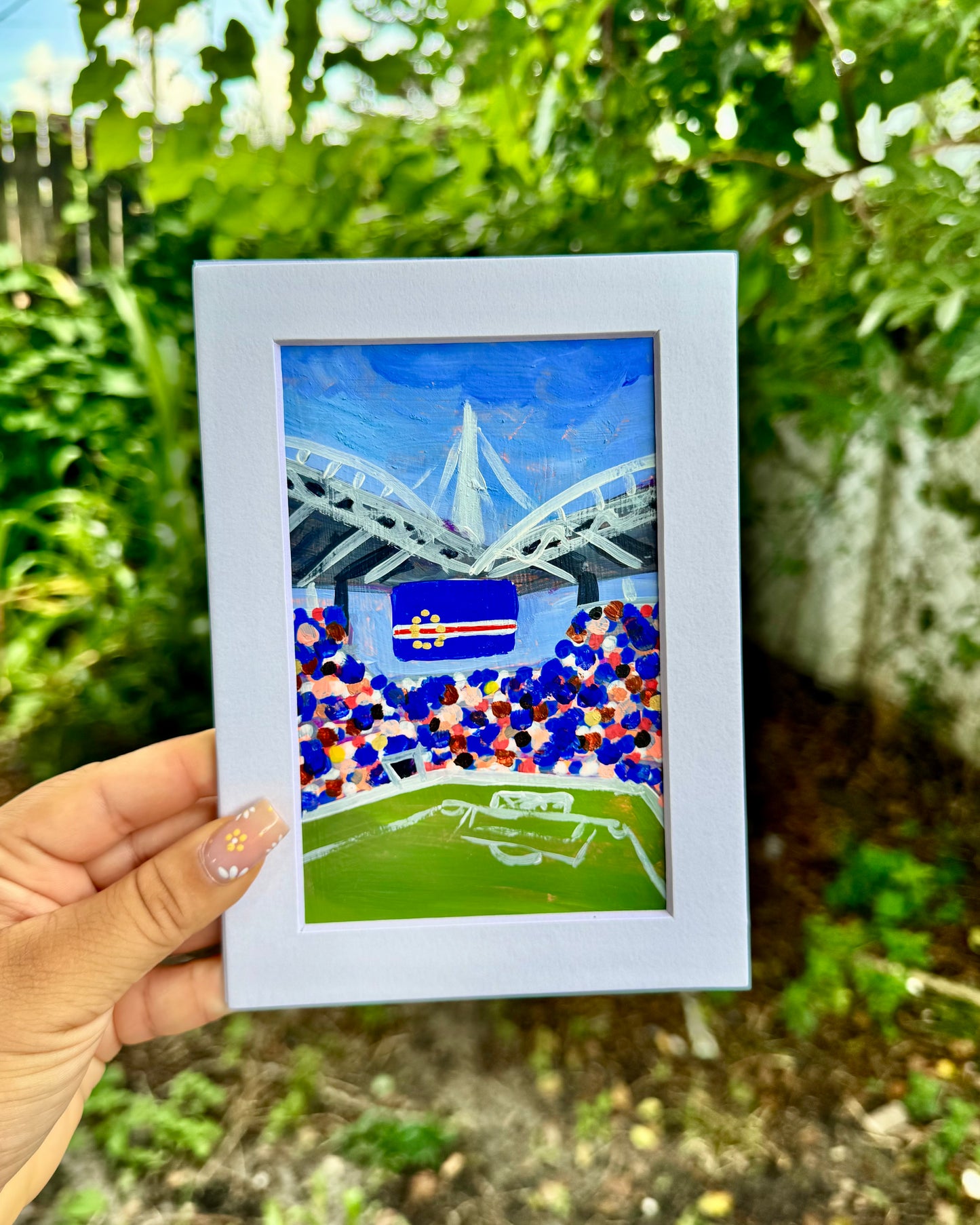 "Cabo Verde WC '26" Matted Frame