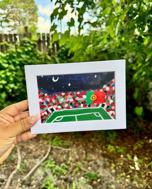 "Portugal WC '26" Matted Frame