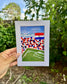 "Paraguay WC '26" Matted Frame