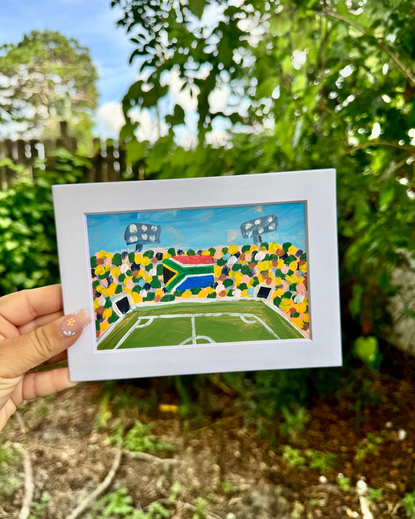 "South Africa WC '26" Matted Frame