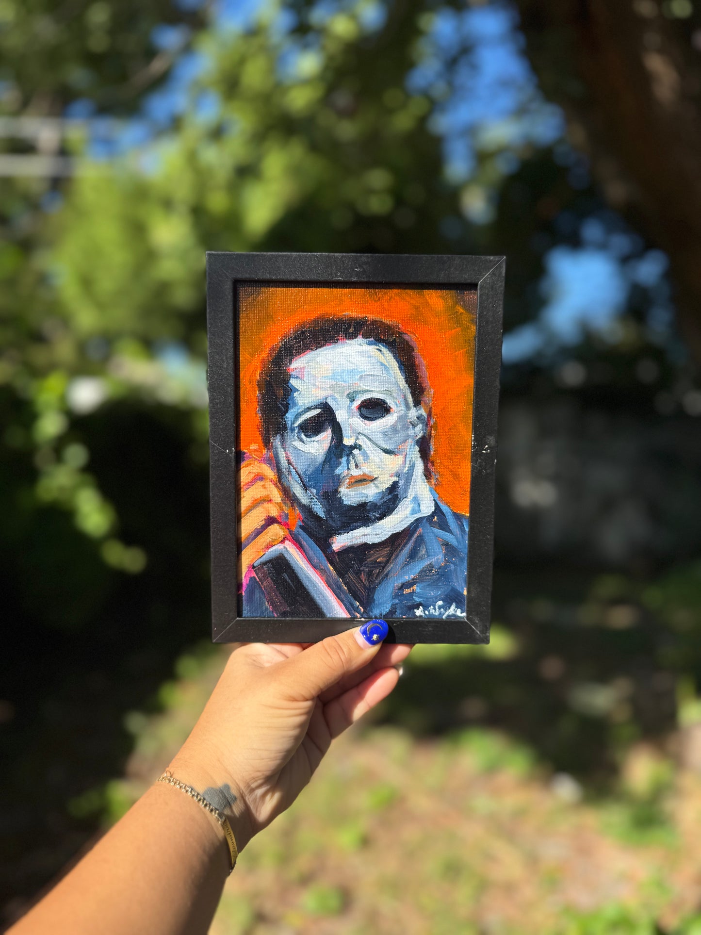 "Michael Myers" 5x7 Framed