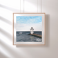 "Old Saybrook Breakwater" Art Print