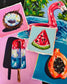 "Firecracker Popsicle Study" 8x10 Unframed