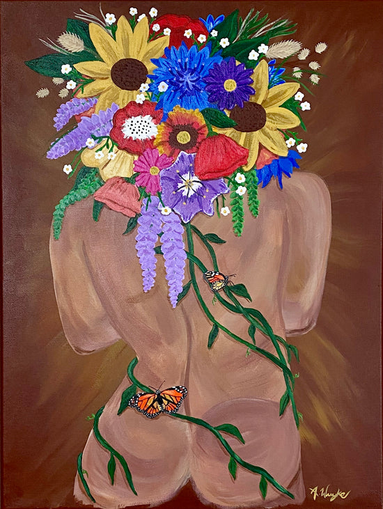 Original commissioned artwork by Boston Artist Alexandra Wuyke Art.