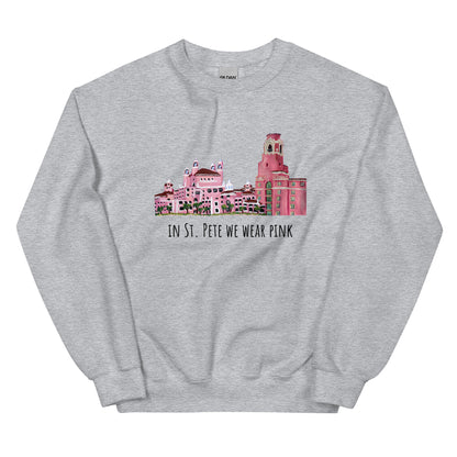 "In St. Pete We Wear Pink" Crewneck