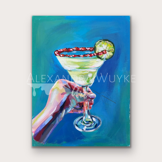 "Margarita Study" 9x12 Unframed